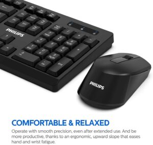 کیبورد و موس Philips C354 spt6354 Wireless Keyboard And Mouse Combo