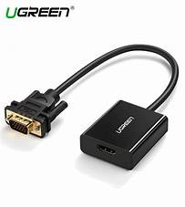 کابل تبدیل UGREEN HDMI FEMALE TO VGA MALE
