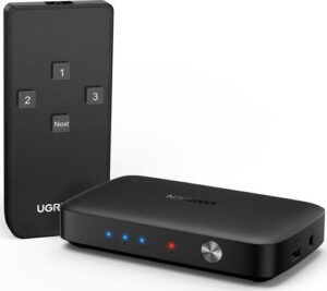سوئیچ HDMI یوگرین مدل 1 UGREEN CM332 HDMI HD SWITCHER 3 IN